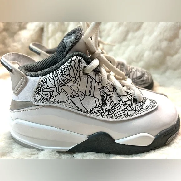 Toddler Nike Air Jordan Dub Zero Retro Shoes DV 1358-107 size 8 - Picture 9 of 16